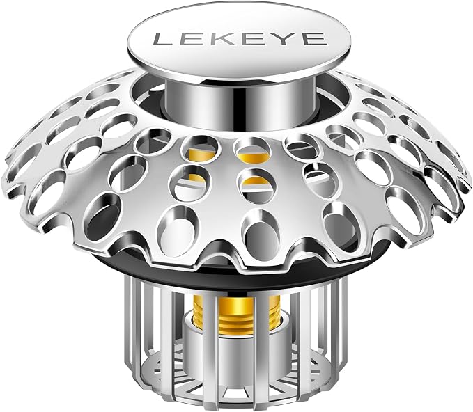 LEKEYE Tub Stopper | Shower Drain Hair Catcher | Bathroom Bathtub Plug | Pop Up by LEKEYE