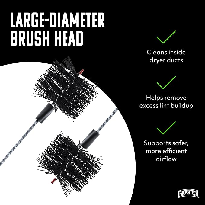 Brushtech Dryer Vent Cleaning Brush - Image 3