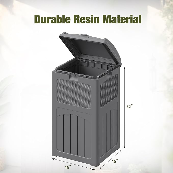 Devoko 33 Gallon Outdoor Trash Can - Image 7