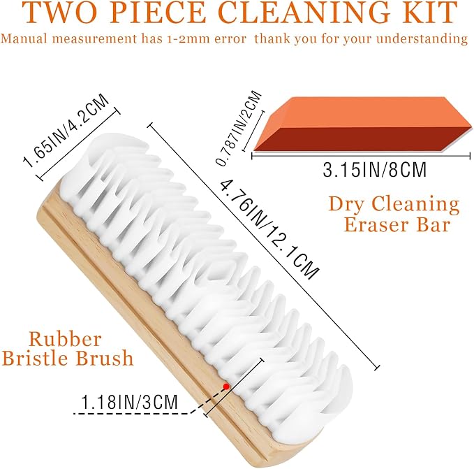 2PCS Suede Brush for Shoes Nubuck Brush Suede Eraser Suede Shoe Brush Suede - Image 5
