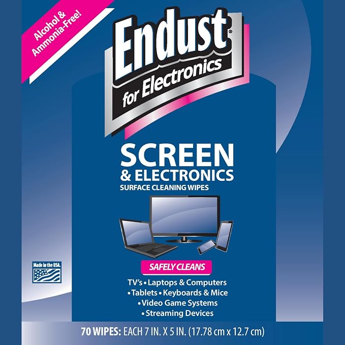 Endust For Electronics Screen & Surface Cleaning Wipes, For Tablet, Computer - Image 3