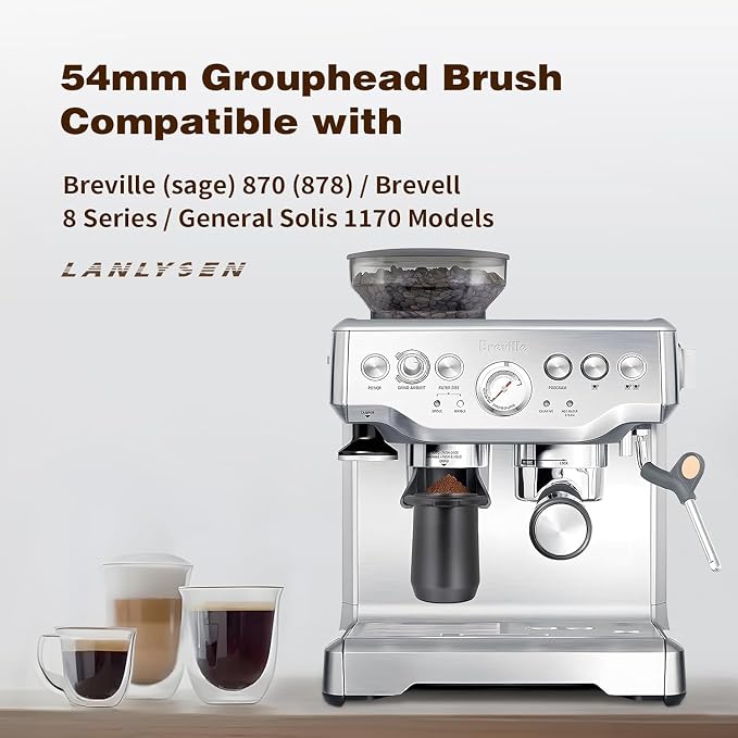 Espresso Coffee Machine Cleaning Brush, 360° Cleaning Push-Up Coffee Maker Brush - Image 6