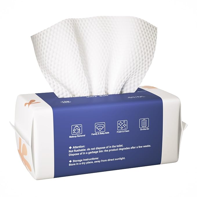 Ourmed Life Face Towels, Disposable Biodegradable Clean Facial Towels by ourmedlife
