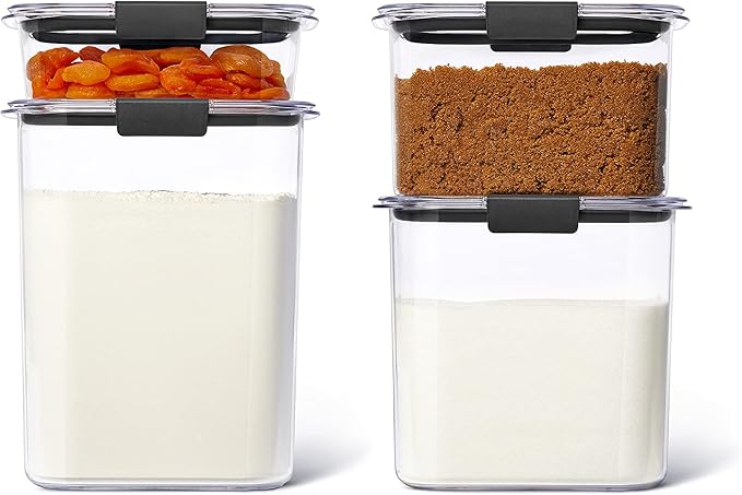 Rubbermaid Brilliance Pantry Food Storage Containers by Rubbermaid