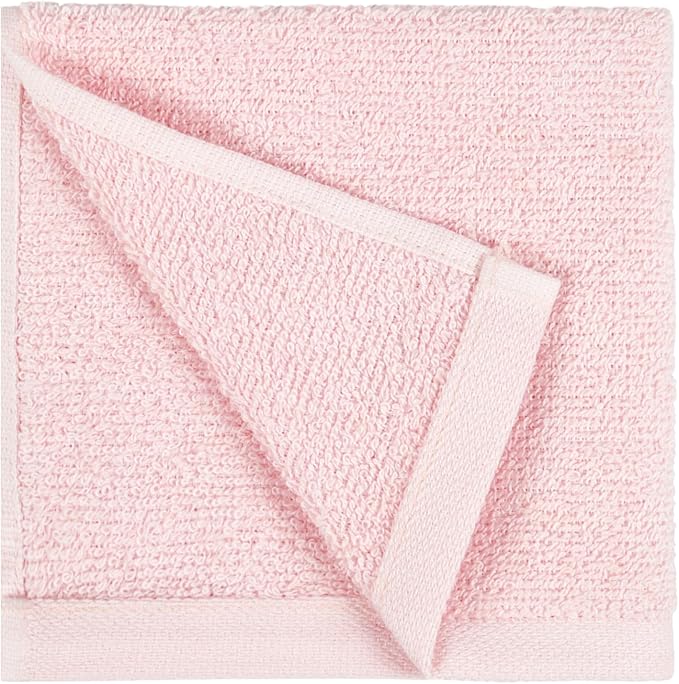 Amazon Basics face Towels for Bathroom, 100% Cotton Extra Absorbent washcloth - Image 9