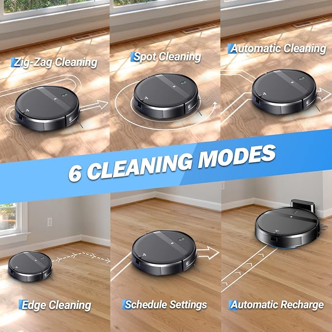 Robot Vacuum and Mop Combo, App/Alexa Control, Smart Robot Vacuum Cleaner - Image 4