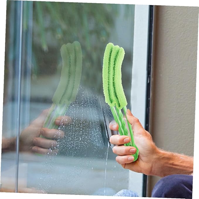 VALICLUD Window Shutter Brush Set 2pcs Handheld 7-Finger and 3-Finger Blinds - Image 5