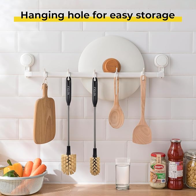 2-in-1 Water Bottle Brush, Water Bottle Cleaner & Straw Brush Cleaning - Image 4
