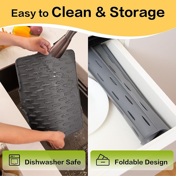 CHIKILLA Silicone Dish Drying Mat - Image 5