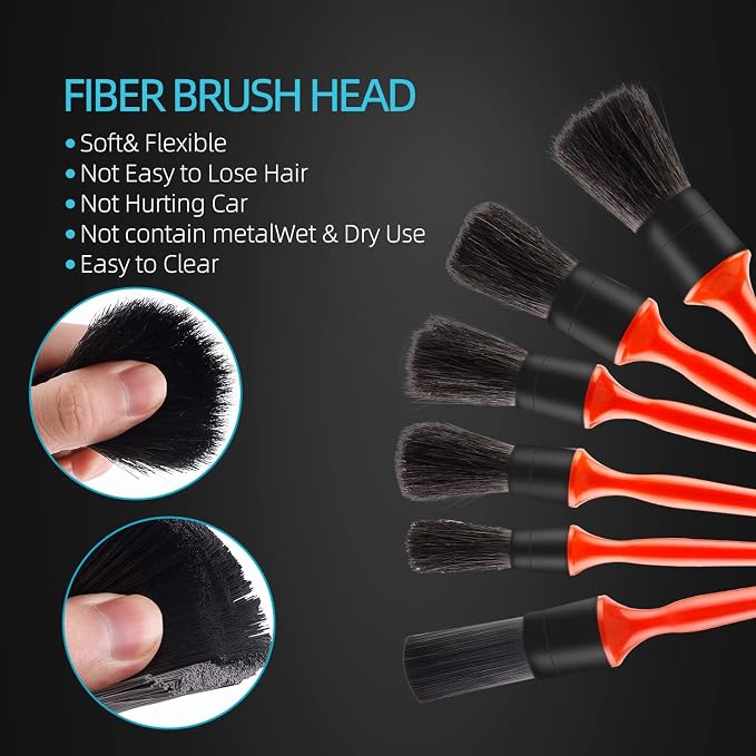 SPTA Car Detailing Brush Kit - Image 3