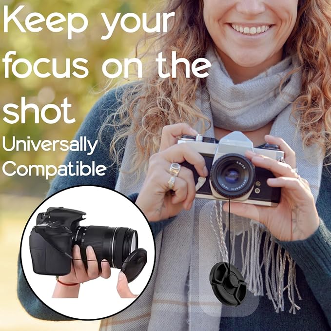 8 Pcs Lens Cap Leash Keeper Tether Holder - Image 5