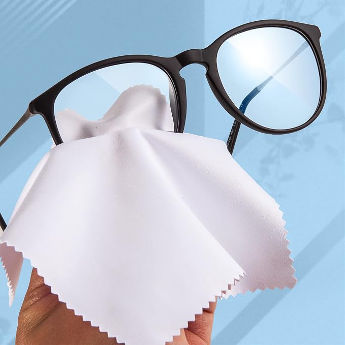Eyeglass Cleaning Cloth Glasses Cleaner 12Pack Microfiber Lens Cleaner Eyewear - Image 6