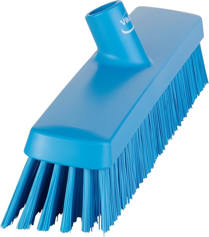 Vikan 31753 16" Heavy-Duty Push Broom, Soft/Stiff - Image 2