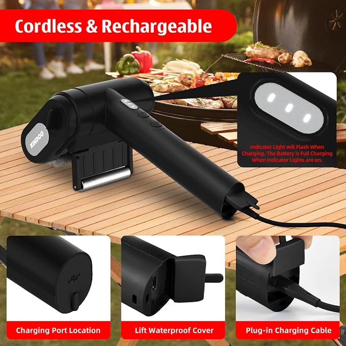 Electric Rechargeable Grill Brush, Grill Cleaner - Image 6
