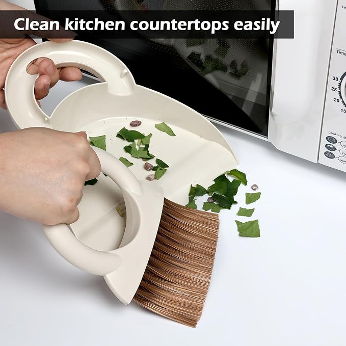 Mini Hand Broom and Dustpan Set: Small Brush and Pan - Image 2