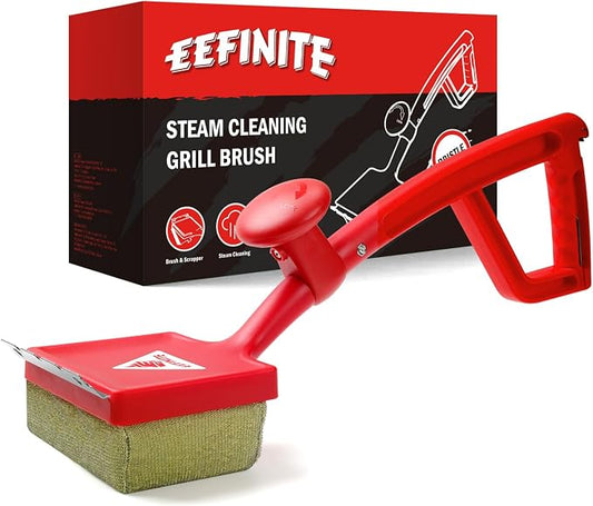 Grill Brush Cleaner for Outdoor, EEFINITE BBQ Steam Cleaning Grill Brushes by EEFINITE