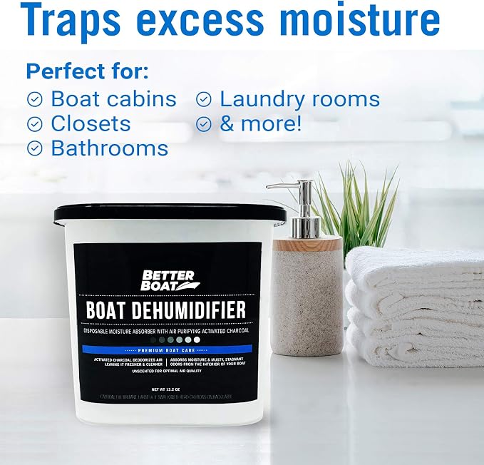 Moisture Absorber and Boat Dehumidifier, Charcoal Odor Remover - Image 7