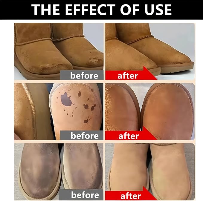Crepe Suede Rubber Brush for Cleaning Snow Boots – 2025 Upgrade No Water Needed - Image 3