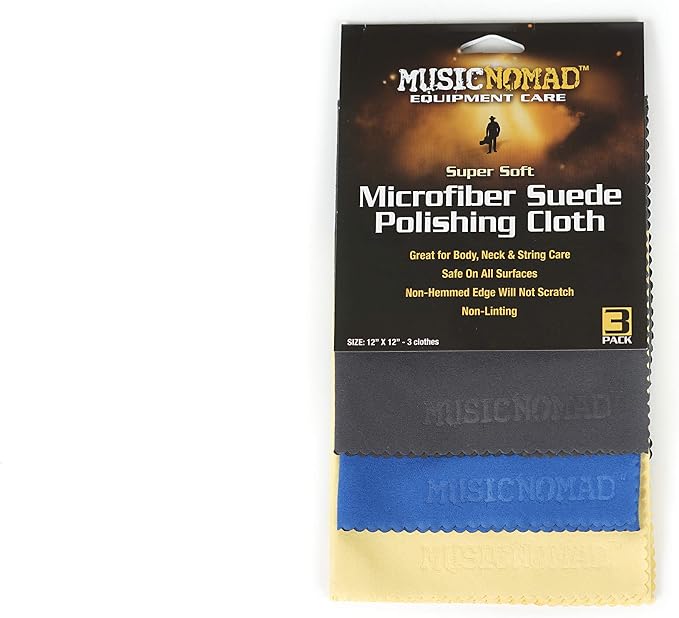 MusicNomad Microfiber Polishing Cloth-3 Pack - Image 3