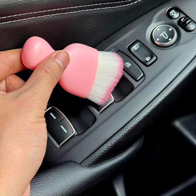Car Detailing Brush, Soft Bristle Cleaning Brush, Scratch-Free Auto Duster Tool - Image 7