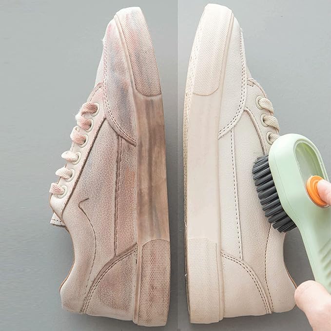 4PCS Shoe Brush for Cleaning, Soft Bristle Cleaning Brush, Automatic Liquid - Image 4