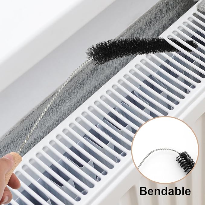 Radiator Cleaner Brush, Radiator Duster Brush Cleaning Brush - Image 3