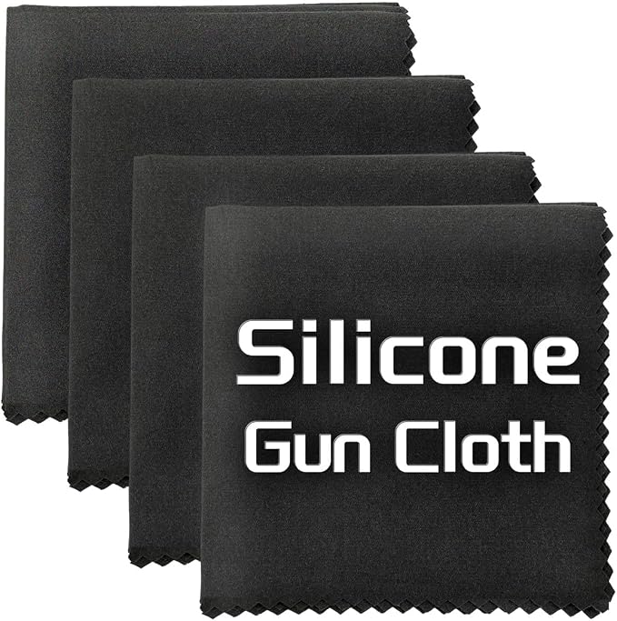 Silicone Gun Cleaning Cloth, Reusable Microsuede Cleaning/Polishing Wipes Towels by Miaozhun