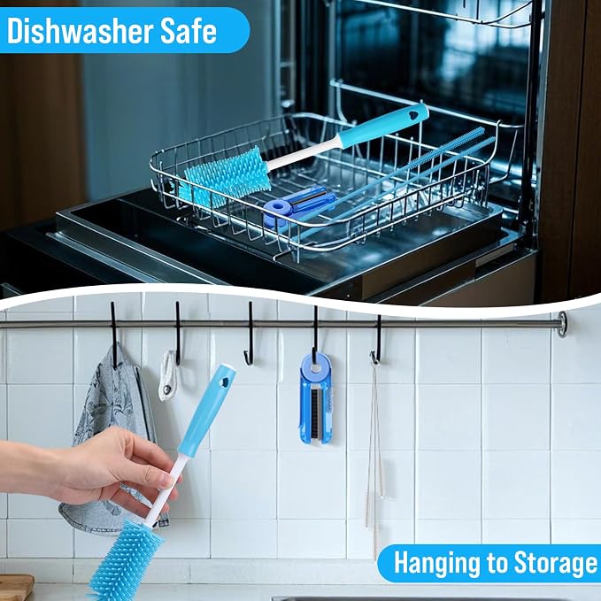 XANGNIER 4 PCS Water Bottle Cleaner Brush Set - Image 8