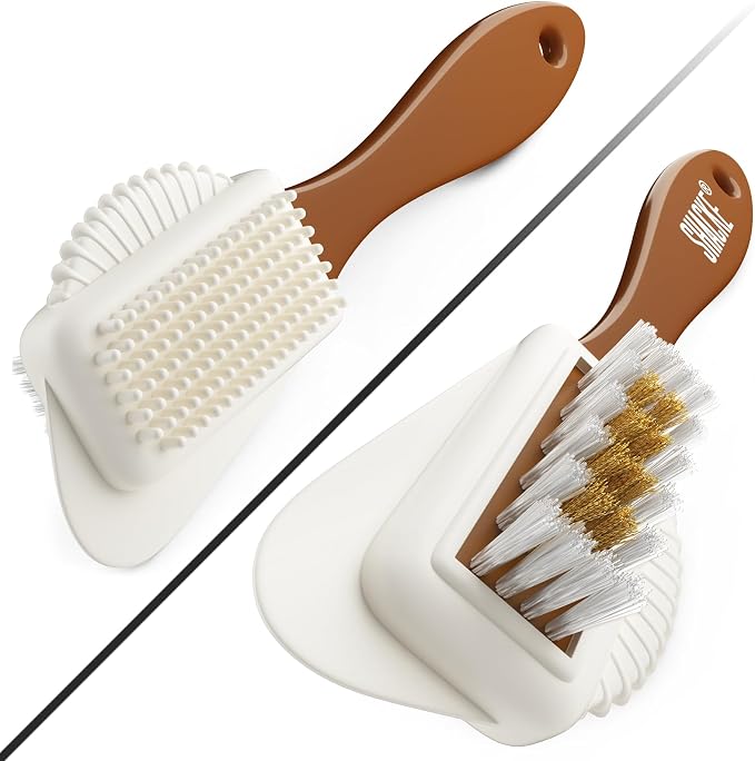 Suede & Nubuck 4-Way Leather Brush Cleaner - Image 3
