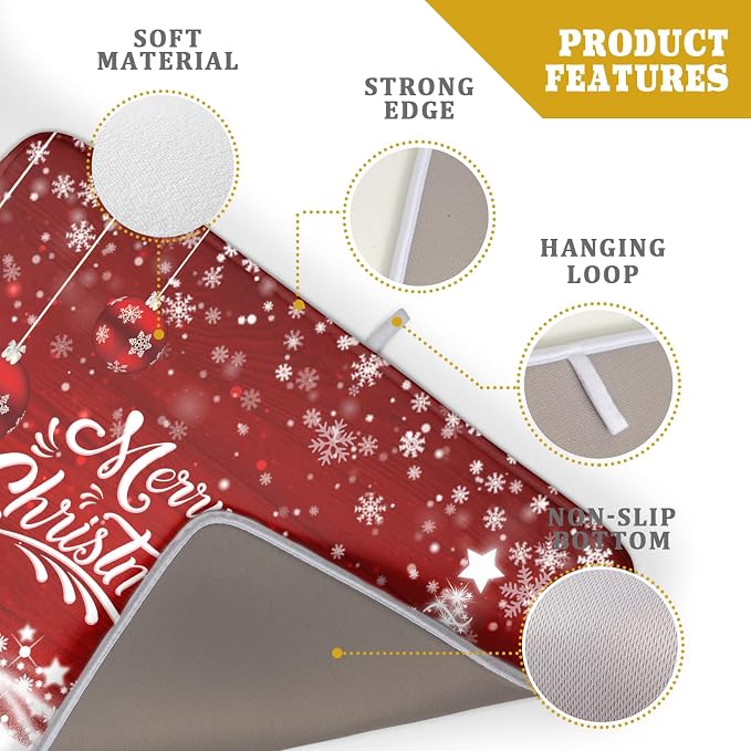 Merry Christmas Dish Drying Mat - Image 3