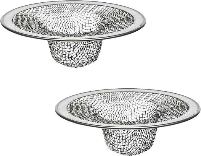Danco Mesh Kitchen Sink Strainer 2-Pack, 4-1/2-Inch-2 Pack, Stainless Steel by DANCO