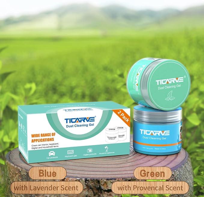 TICARVE 2Pack Cleaning Gel for Car Putty Car Slime Cleaning Car Detail Putty - Image 4