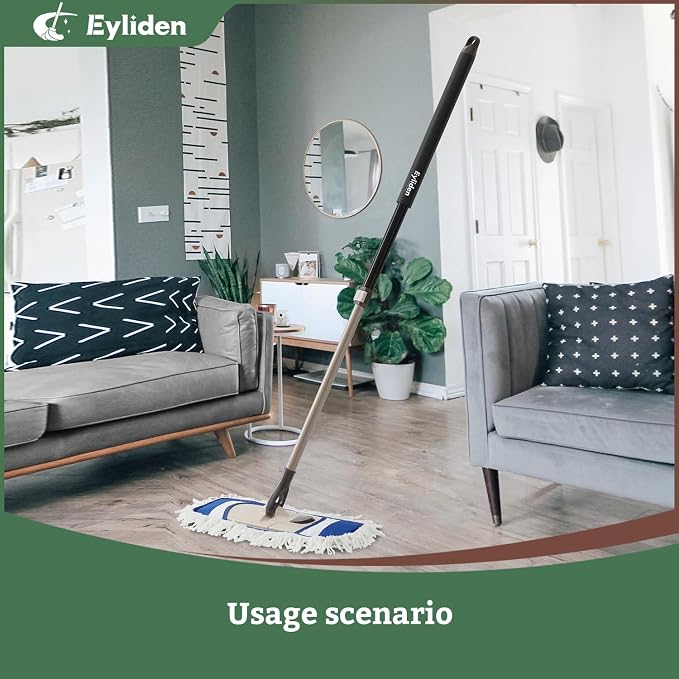 Eyliden Dust Mop with Reusable Washable Pads - Image 8