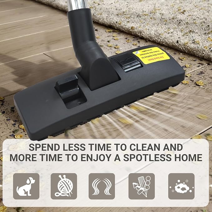 EZ SPARES Universal Vacuum Cleaner Floor Brush Attachment, Compatible - Image 5