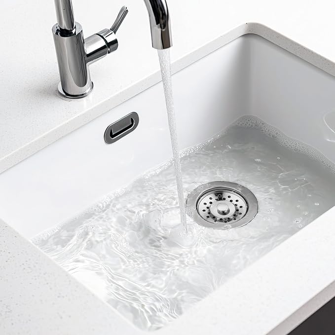 Pacific Bay Sink Strainer with Stainless Steel Removable Basket - Image 3