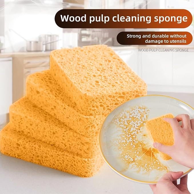 12 - Pack Non-Scratch Scrub Sponges - Sponges - Image 8