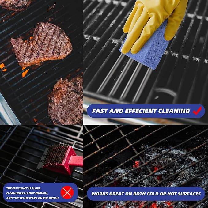 Multiuse Magic Cleaning Stone Barbecue Grill Cleaner Griddle Scraper - Image 2