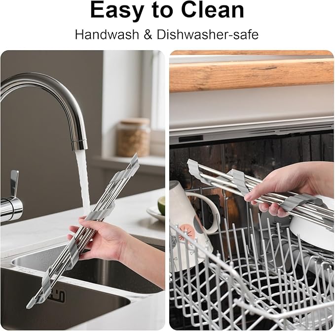 Corner Sink Caddy Triangle Dish Drying Rack - Image 6