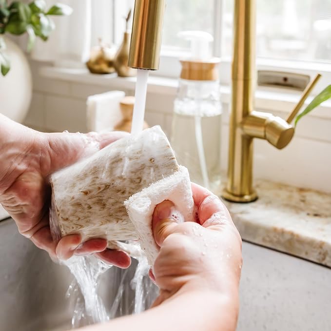 Full Circle Coconut Scrubber Sponges, Plant-Based Sponges Made - Image 4