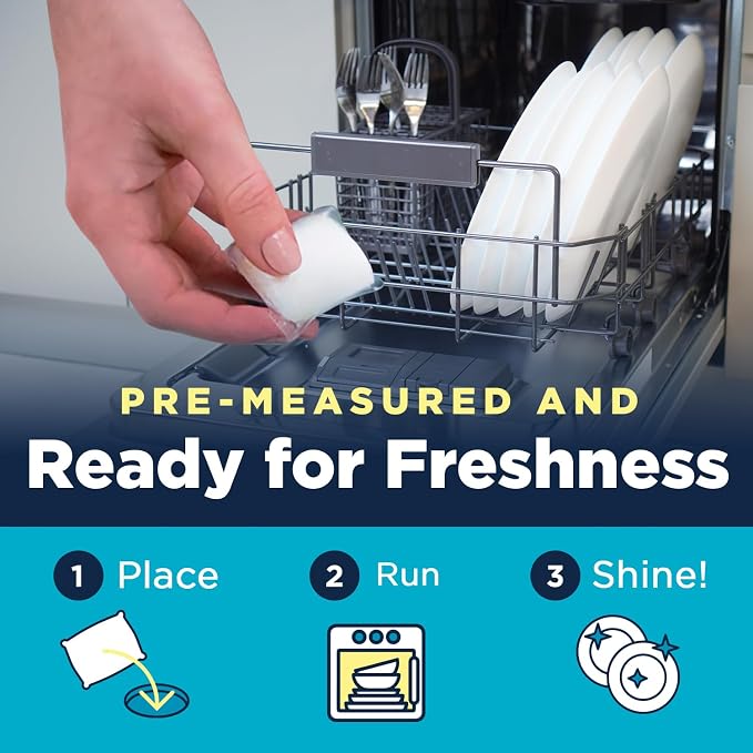 Nature Clean All Natural Dishwasher Pods, Plant-Based Non Toxic Dishwasher - Image 5
