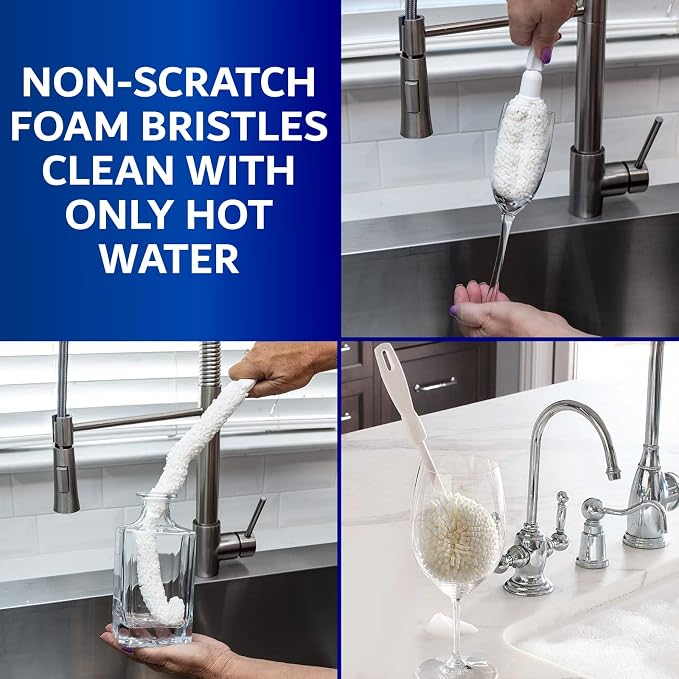 Set of 3 Glassware Cleaning Brush Kit - Image 4