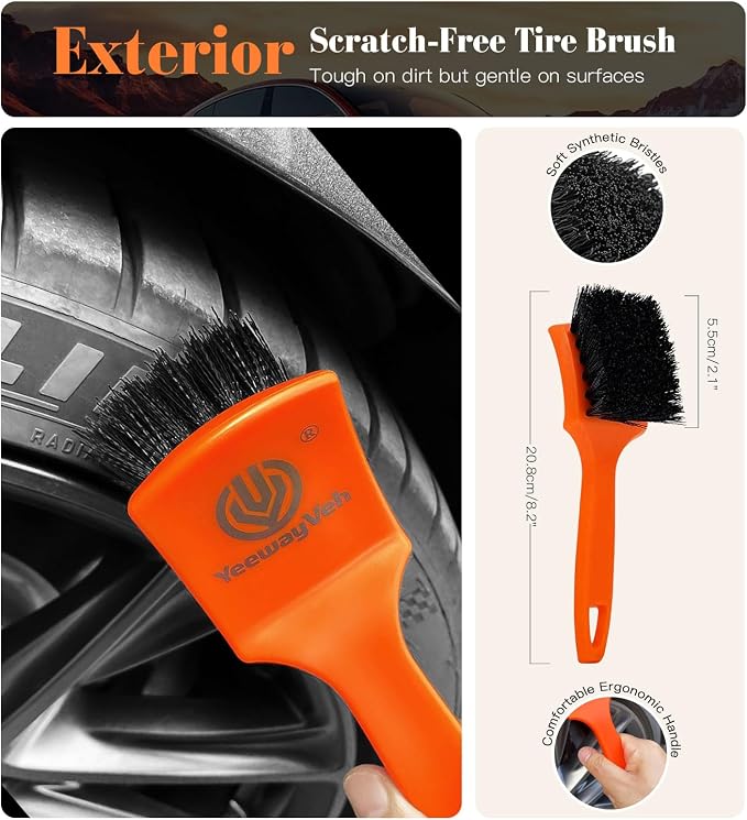 YeewayVeh 7PCS Motorcycle Cleaning Kit - Image 8
