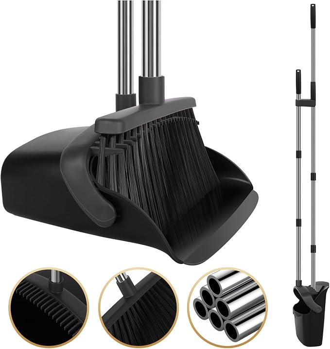Upgraded Broom and Dustpan Set by Unknown