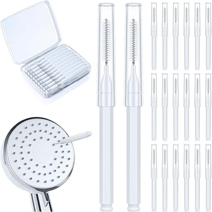 Shower Head Cleaning Brush for Small Hole, Showerhead Cleaning Brushes Picks by Lumkew
