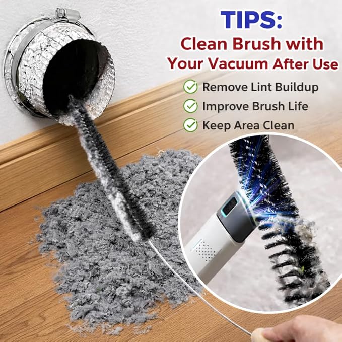 2-Pack Dryer Vent Cleaner Kit - Image 3