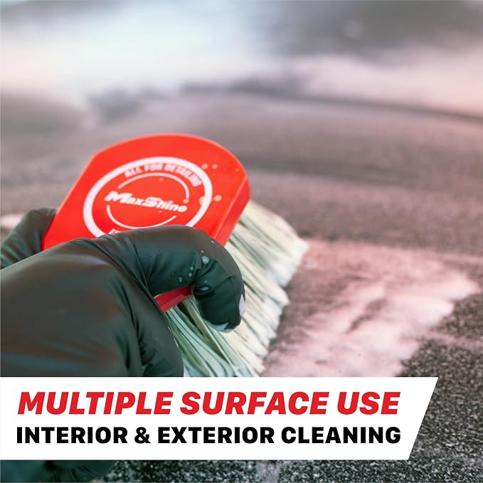 Maxshine Universal Wheel & Body Cleaning Brush – Medium-Duty Car Detailing Brush - Image 8