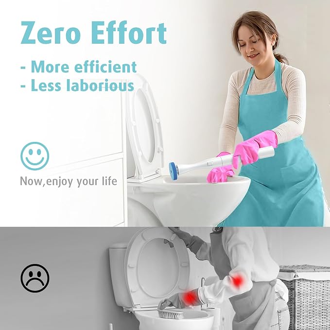 20 Count Electric Toilet Refill Pads, Disposable Toilet Brush Heads Refills - Image 6