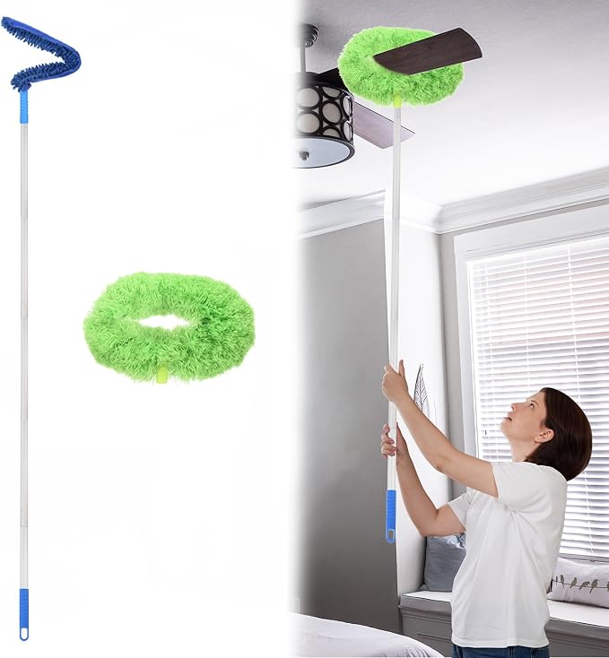 PATIKIL Ceiling Fan Cleaner Duster, 12.9" to 59", 2 in 1 Microfiber Duster by PATIKIL