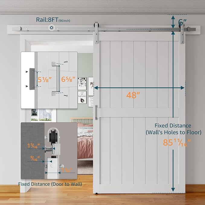 48''x84'' Sliding Barn Door - Image 2