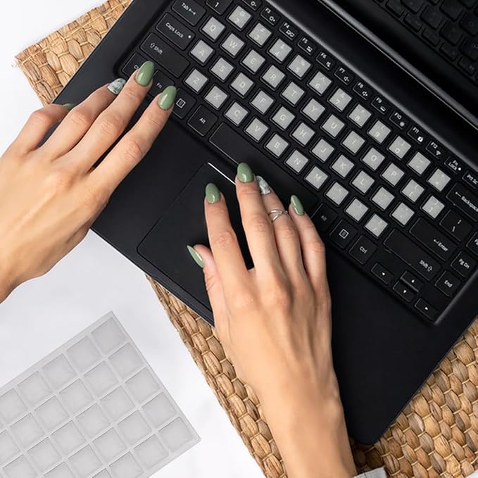 80 Pcs Raised Keyboard Stickers - Image 7